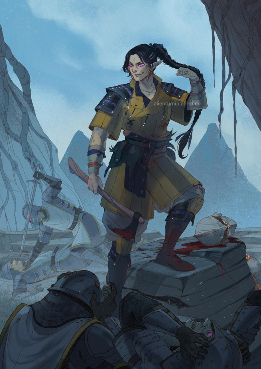 Dalla Grímsdottír, Cipher. Pillars of Eternity Fan Art (2026)